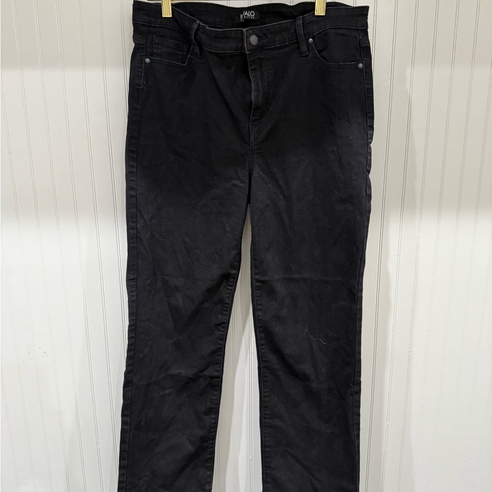 Buffalo David Bitton Black Straight Leg Jeans